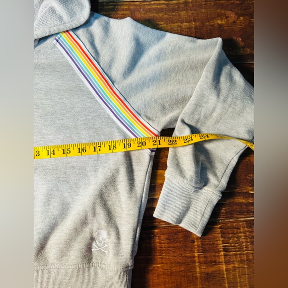 SoulCycle Rainbow Hoodie Jogger Set Gray Matching Sweat Set Athleisure Size M - Picture 6 of 13